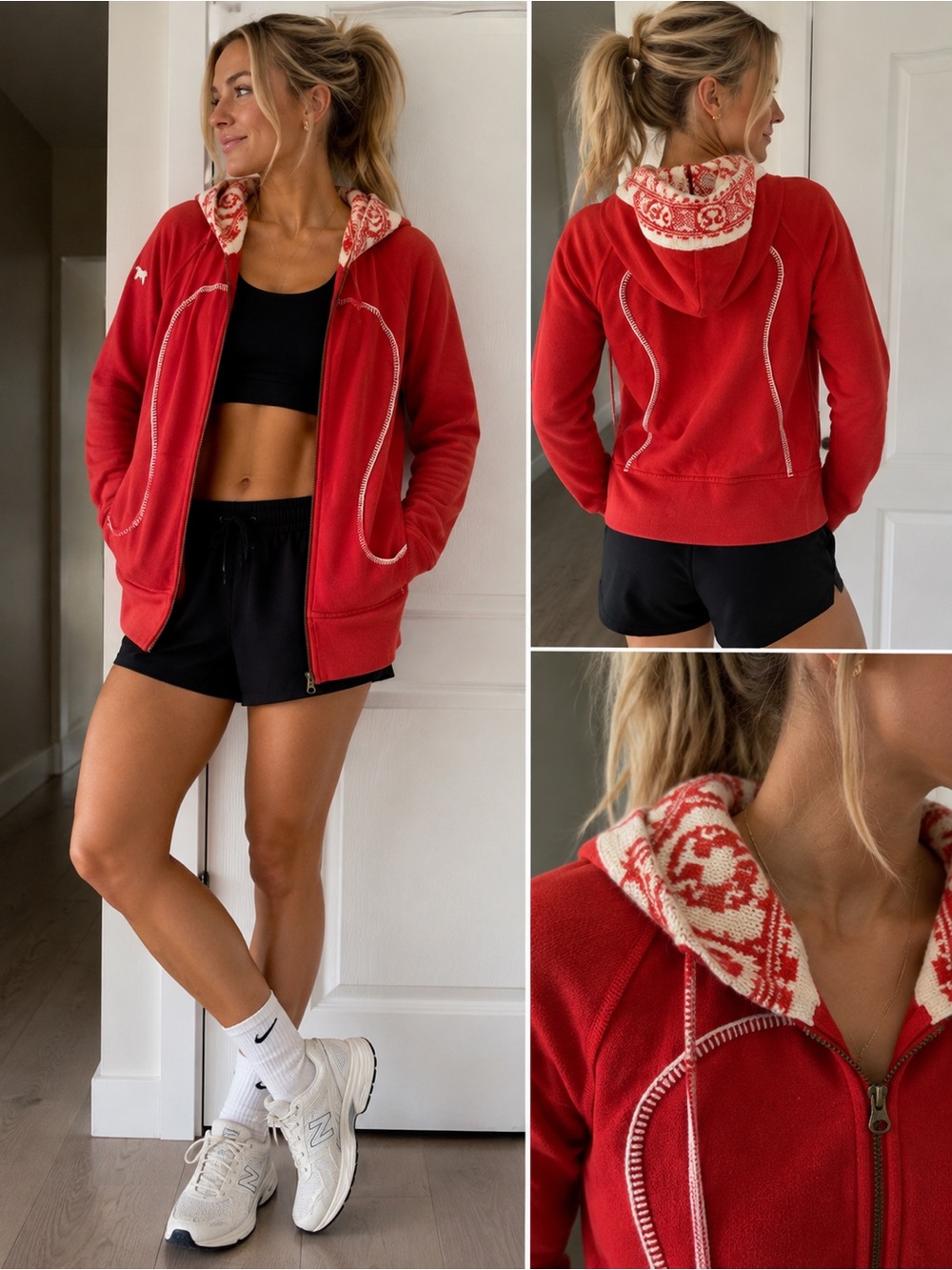 Vintage Lululemon Canada Edition Scuba Hoodie size 4